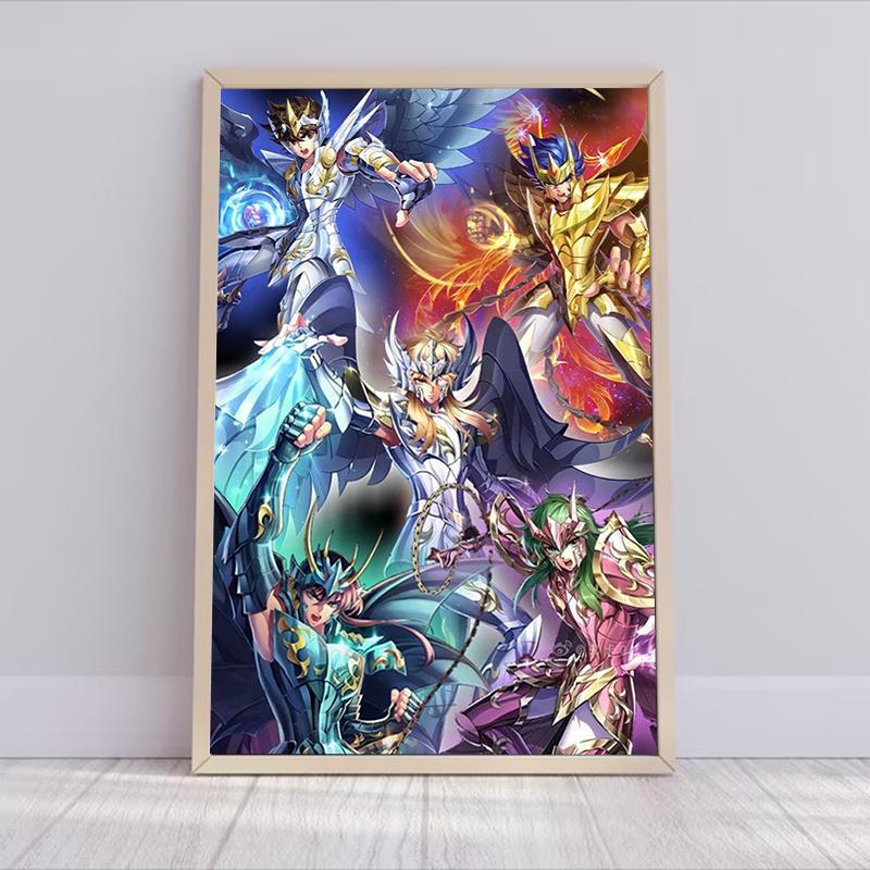 Saint Seiya Anime Poster Home Decoration Posters for Wall Decoration Painting On Canvas Decorative Paintings Room Decor Art the