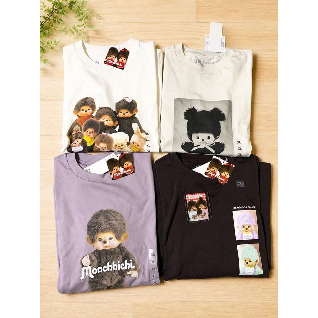[New] Monchhichi T-Shirts Set Monchhichi Retro
