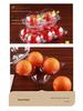 Pfirsich-Orange & Kiwi Transparente Einweg-Obstverpackungsbox