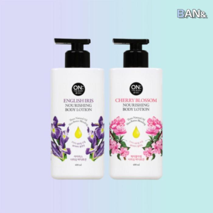 

ON THE BODY Flower Body Lotion 400ml x 2 (Iris Cherry Blossom) (17503390)