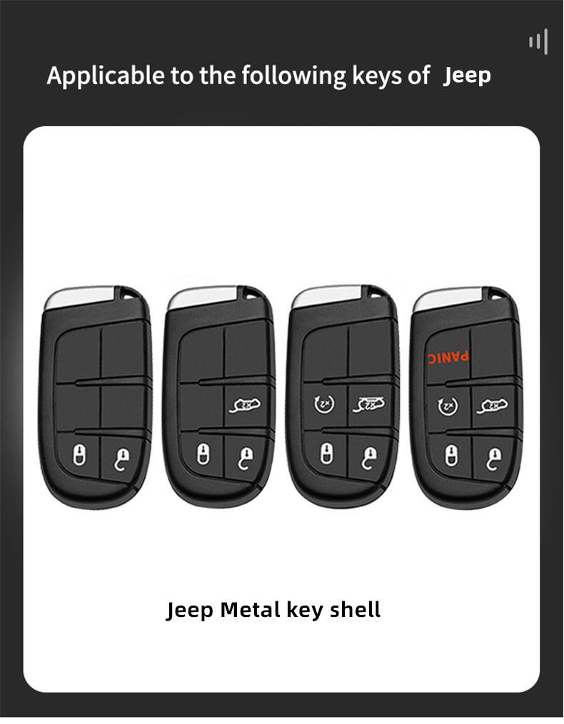 JEEP Compass, Renegade, Grand Commander & Grand Cherokee Schlüsselabdeckung mit Herren-Schnallen-Schale