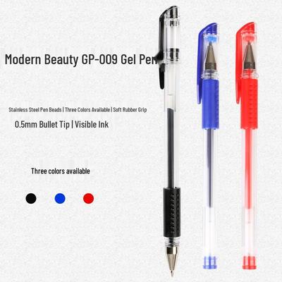 European Standard Bullet Head Pen - Office Signature Water-Based Pen with Needle Tip for Students and Professionals