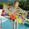 Classic Japanese Anime A-AnpanmanS Microfiber Printed Beach Towel Mountain Yoga Beach Swimming Running Absorbent Soft Towel