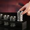 3-Piece Vintage Pharaoh Sphinx Wine Glass Set—Perfect for Bars, Pubs, Nightclubs, and Restaurants