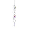 Lotus Star Moon Sun Catcher Celebration Decor DIY Installation Enchanting Light Displays Sturdy Metal Chain For Christmas