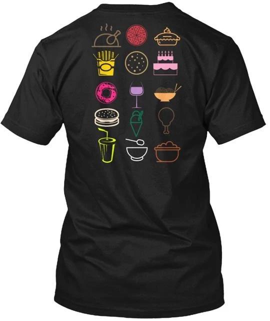 

Food 100% Cotton T-shirt Mens Tees Top Made in the USA T-Shirt Tee Top Unisex 3XL