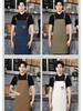 Stain-Resistant Canvas Apron with Logo for Catering, Milk Tea, Coffee, and Cake Shops