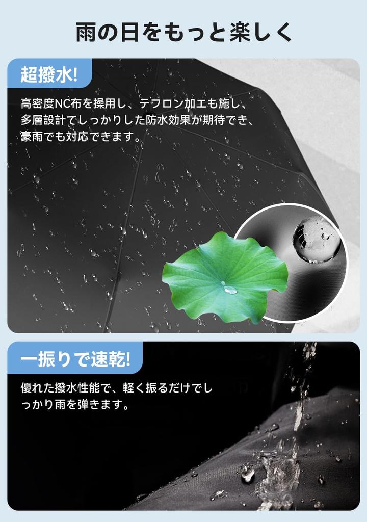 Folding automatic sturdy 8 wind water folding UV protection rate for both sun and folding water quick convenient to storage case included umbrella,