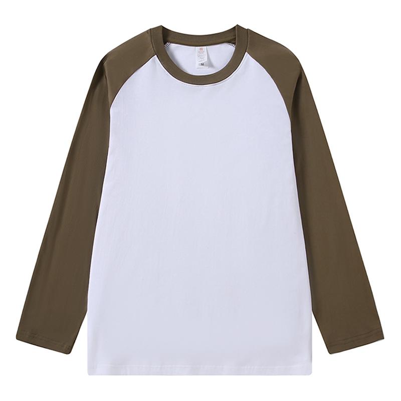 Zirunking 2024 Summer Autumn Longsleeve Loose Causal Unisex Tops 100% Cotton T-shirts Multi Colors Long Sleeve Street Tees HMCJC