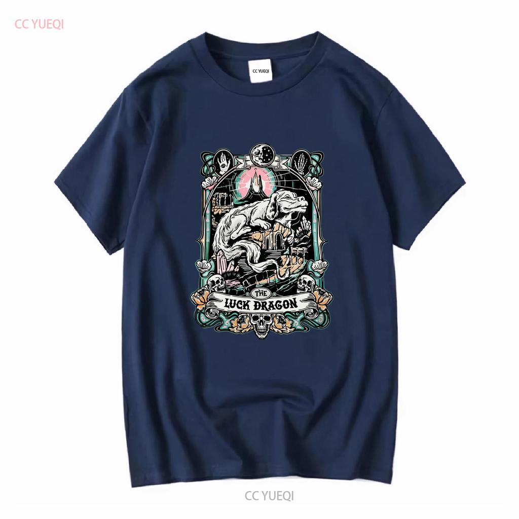 Neverending Story Luck Dragon T Shirt 80's Movie Fantasy Falcor Long or Short Sleeves Vintage Washed Homme Stylish Casual