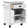 Kitchen Trolley BODO White 72 x 45 x 80 cm