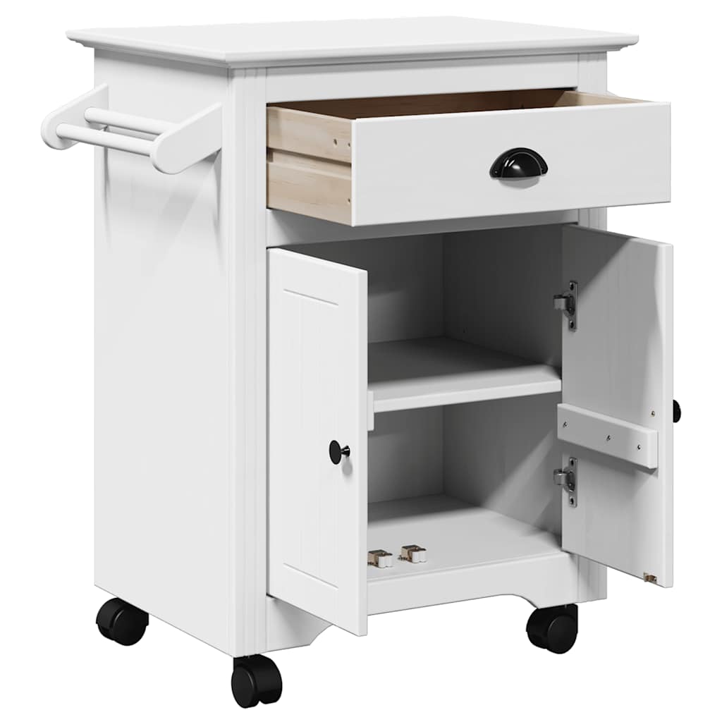 Kitchen Trolley BODO White 72 x 45 x 80 cm