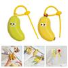 Cute Banana Design Toothbrush Head Protector Portable Hygienes Case For Home Travel Essential Safe Nontoxic Plastic