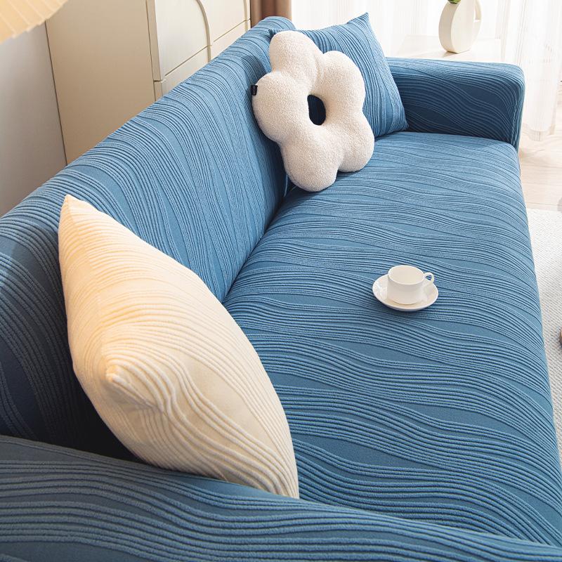 Panya Elastic Jacquard Velvet Full Cover Sofa Cover Dust Proof All Season Suitable  Nordic High End Protective Cover