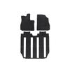 Xiaopeng X9-24-25 Black Nylon Car Floor Mats - Dirt-Resistant, Easy-to-Clean Velour