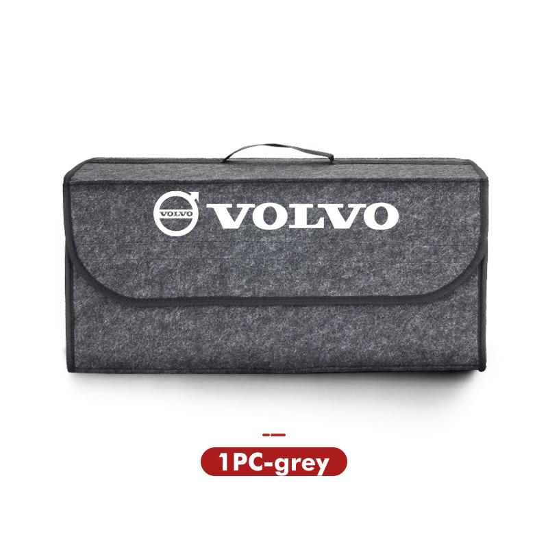 For Volvo Car Trunk Organizer Storage Box Portable Travel Organizer Bag XC60 XC90 S60 S80 V60 C70 S40 C30 V90 V60 C40 XC40 V70