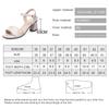 Fashion AIYUQI Sandals Women High Heels 2024 New Anti Slip Roman Women Sandals Thick Heel Fashion Closed-toe Women Sandals