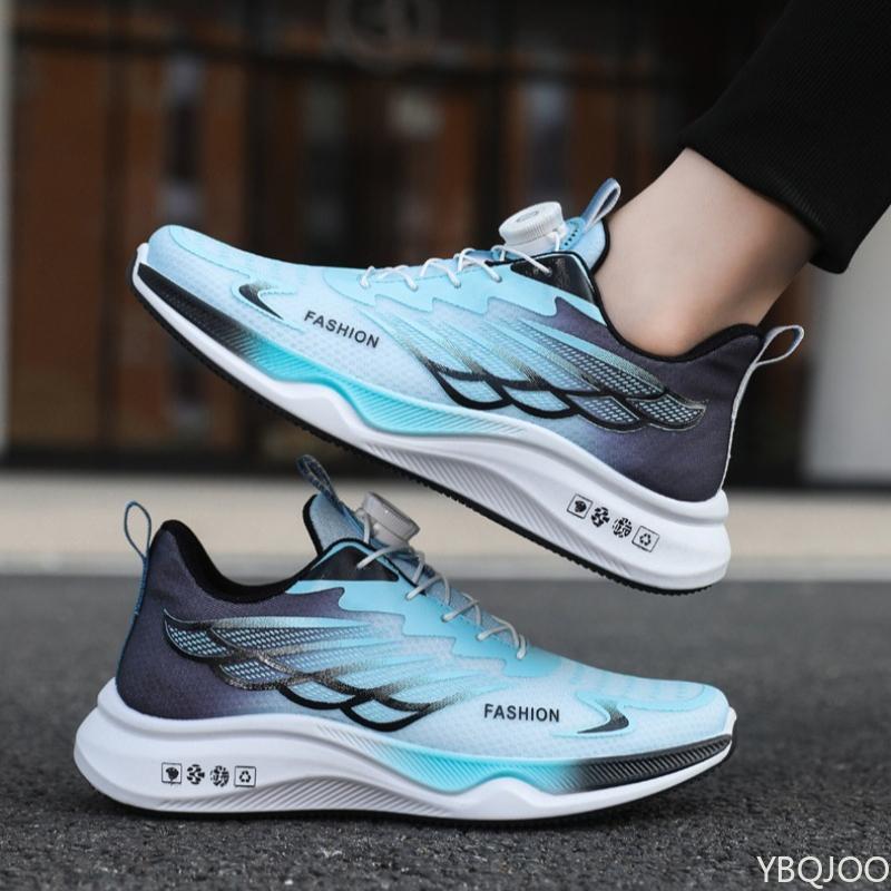 

Весенне-осенняя мода Новая мужская повседневная спортивная обувь Трендовая и универсальная Дышащая и увеличивающая рост мужская обувь 46 небесно-голубой