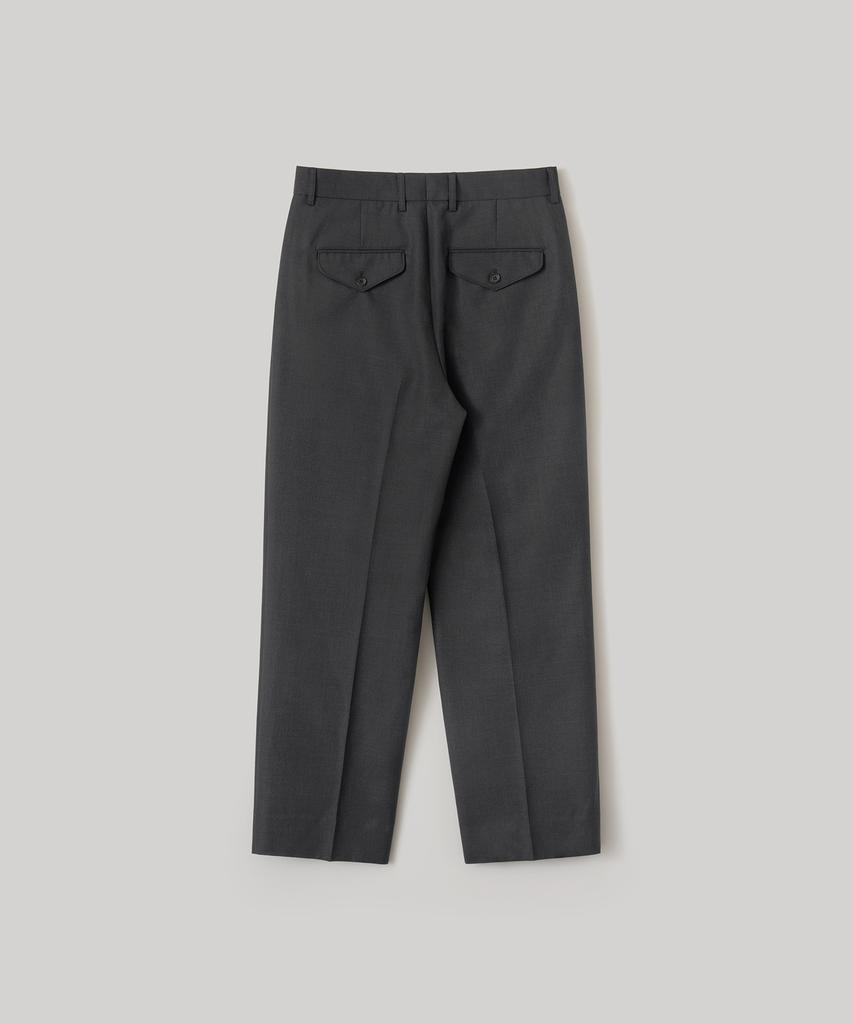 ANOTHER OFFICE Legacy Wool Trouser (Heather Charcoal)