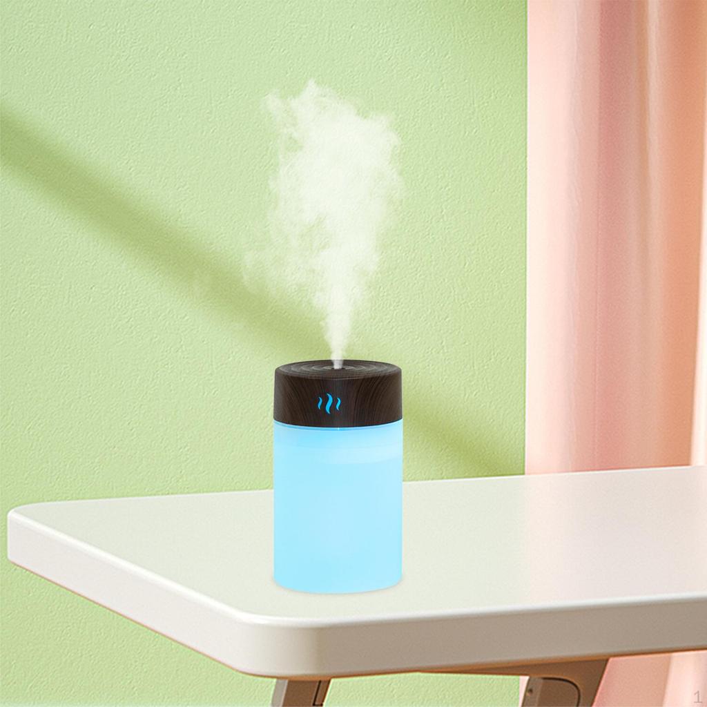 260ml Air Humidifier Car with Night Light Silent USB 7 Color Electric Mist Spray for Travel Desktop