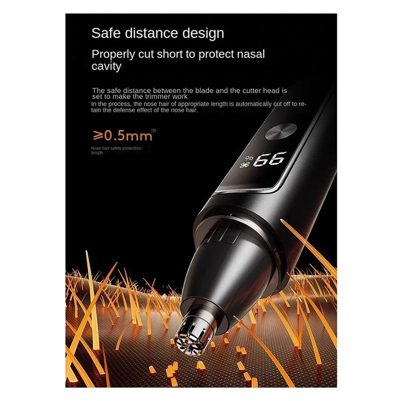 Electric Nose Hair Trimmer Rechargeable Portable Low Noise For Men And Women Electric Nose Hair Clipper