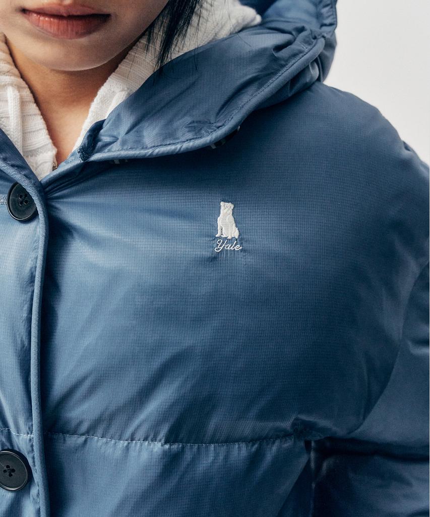 Yale Waist String Cloud Down Padded Jacket_Blue