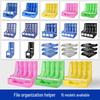 Four-Tier A4 Document Organizer with Pen Holder - Desktop File Holder Tray and Storage Rack