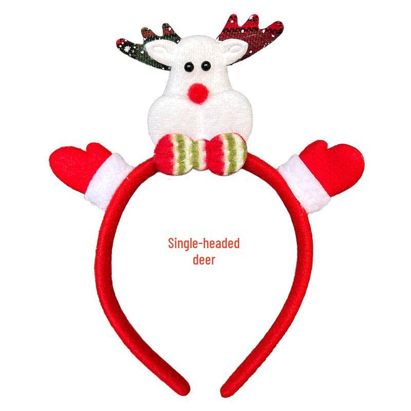 Christmas Hair Clip & Headband Set: Snowman Ornament, Bow, Hat - Perfect Holiday Accessories for Kids