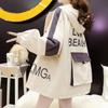 Navava Casual Lettering Pocket Long Sleeve Hoodie Jacket Nc342