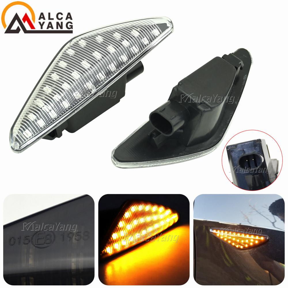 For BMW X3 F25 X5 E70 X6 E71 E72 2007-2019 Sequential Flashing LED Turn Signal Side Marker Lights