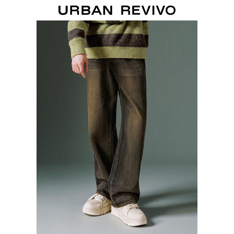 

Мужские американские ретро выстиранные прямые джинсы 31