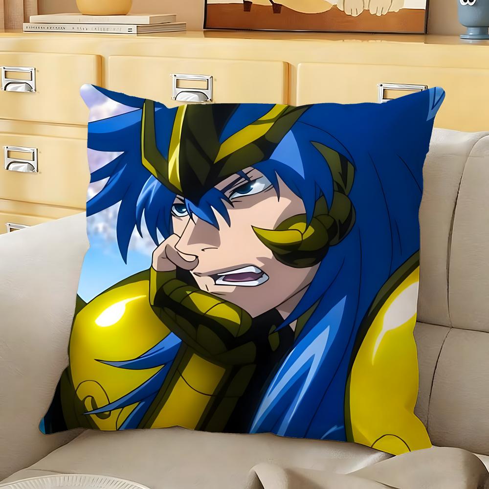Anime SSaint SSeiya Cushion Cover Soft Durable Reversible Pillow Cover Home  Car MultiScene Daily Comfort Pillowcase