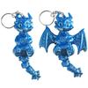 3D Printed Dragon Keychains Articulated Dragons Dragon Fidget Dragons Keychain Ornaments Simulation Model Figurines Statue Gifts