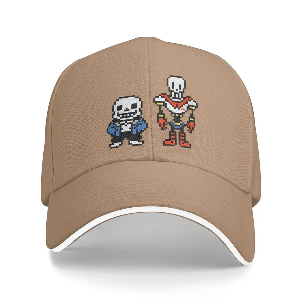 Undertale Sans and Papyrus Accessories Unisex WoUnisex Baseball Cap Dad Hat Vintage Daily Headwear Adjustable Fit Snapback Hat