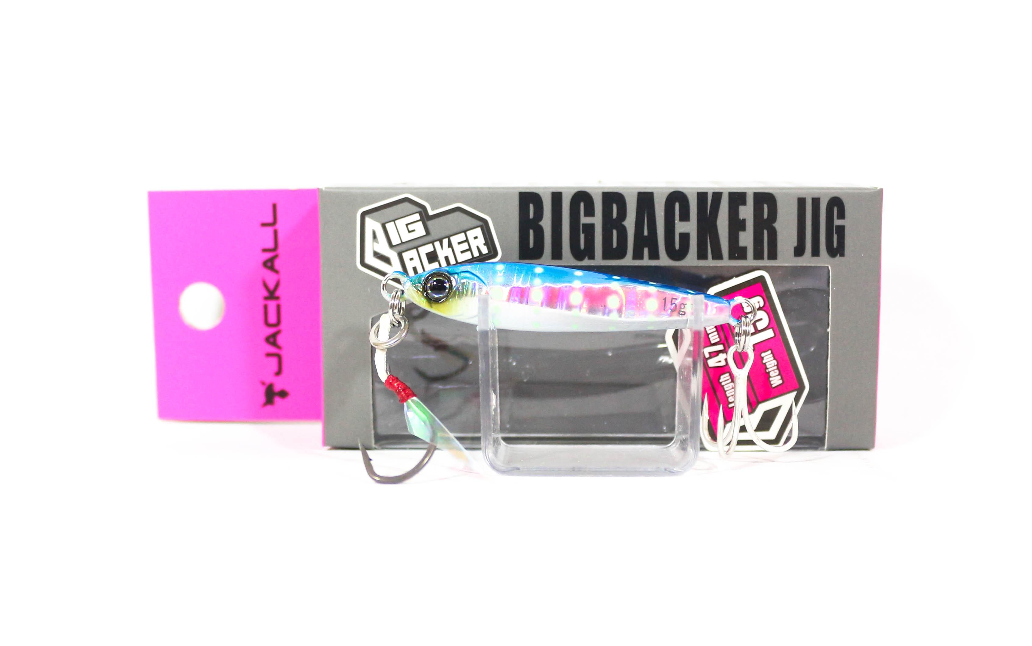 

Jackall Metal Jig Big Backer 15 грамм Сине-розовая светящаяся точка (2828)