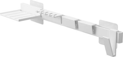 Yamazaki Jitsugyo Film Hook Toothbrush Toothbrushing Supplies Storage Set White Main Body Each Part Is W38 X D9 X H6cm Hook Not Tower Floating Storage