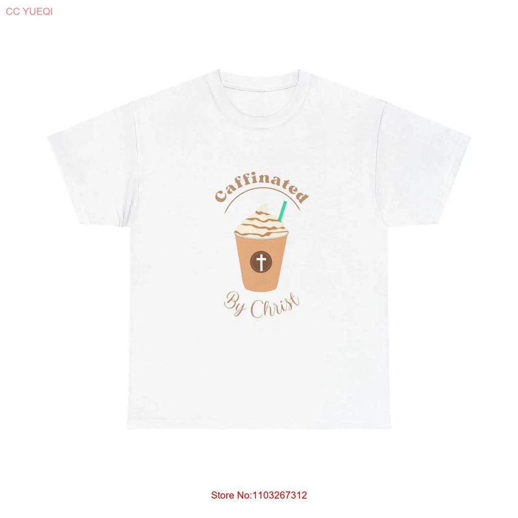 Christian Coffee Lover T Shirt Religious Cotton Vintage Stylish Fashion Stretched Designer Clothes Unisex Homme Slightly
