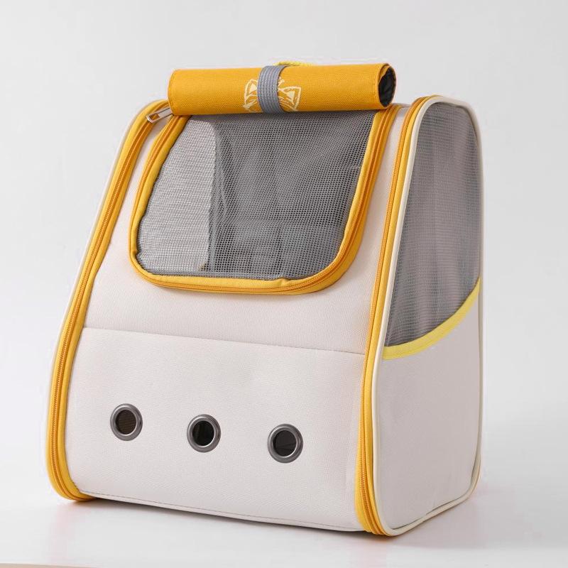 

Рюкзак-рольставни на плечо из ткани Оксфорд для домашних животных, для прогулок с собакой, кошкой, портативная сумка, маленькая дорожная сумка для собаки, сумка для кошки