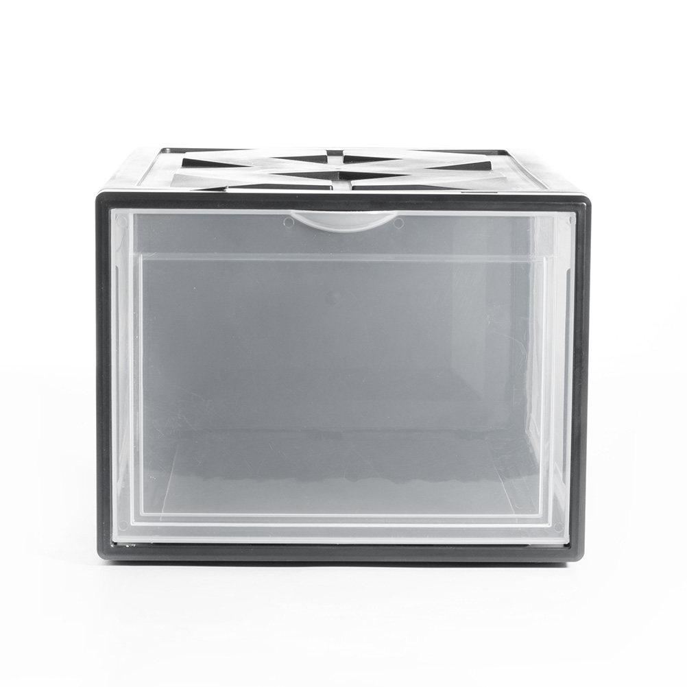 Plastic Shoe Box Transparent Storage Container For Shoes Socks Underwear Clothing Basketball Shoes Cabinet Organizer Home Desk