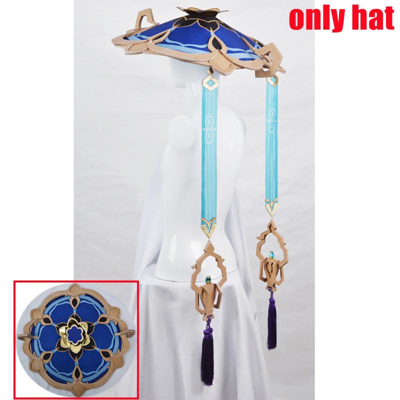   Costum Cosplay Scaramouche Wanderer Balladeer Kunikuzushi Pălărie de găleată Sumeru Costum haine de petrecere de Halloween