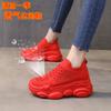 Breathable Mesh Chunky White Sneakers Women Summer 2025 Hollow Out Mesh Platform Sandals Woman Height Increased Casual Shoe