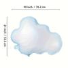 5Pcs White Cloud Foil Balloons For Birthday Baby Shower Themed Party Birthday Party Decorations Supplies