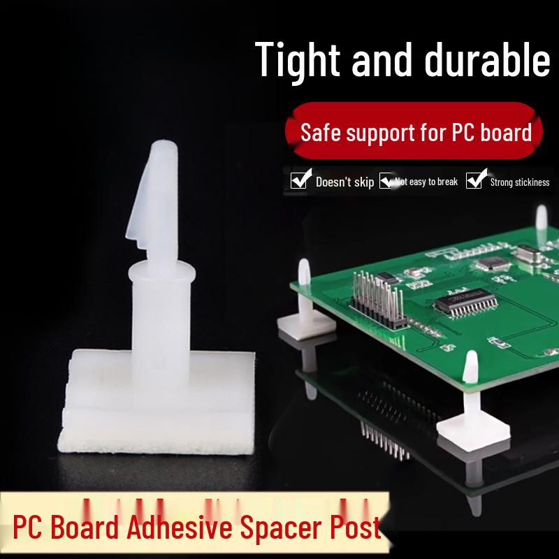 

Adhesive Nylon Standoff Spacer for PCB/Motherboard Support HC-5 White Glue 100 pcs