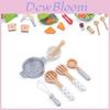 Wooden Kitchen Toy Set For Kids Pretend Play With Diy Cooking Accessories For Boys And Girls