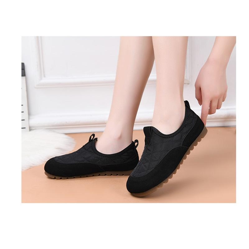 Women's Winter Casual Velvet Soft Soled Cloth Shoes Cotton Shoes