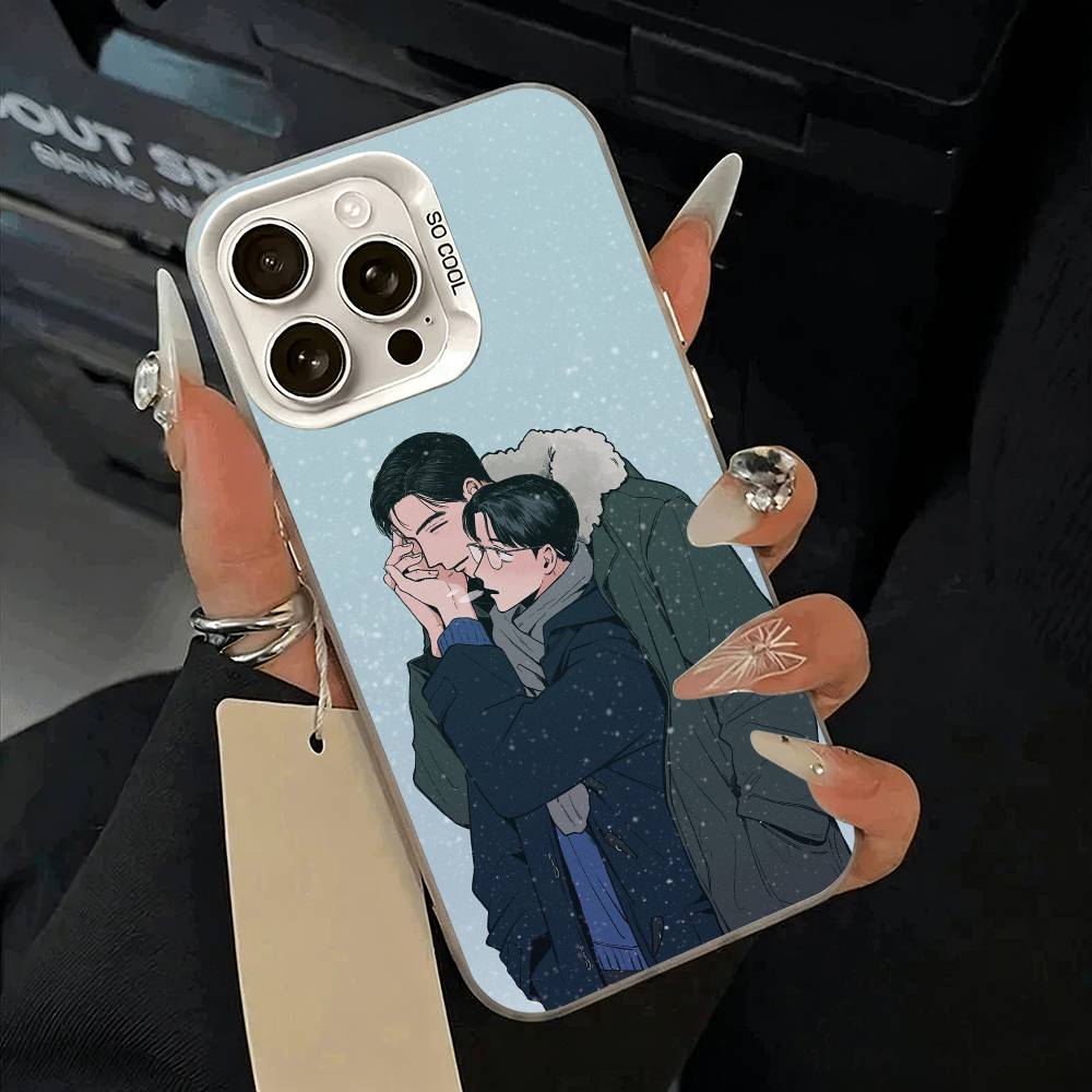 C-Captivated- By -You BL Phone Case For iPhone 11 12 13 14 15 16Pro Max Plus White Sliver  Phone Cover