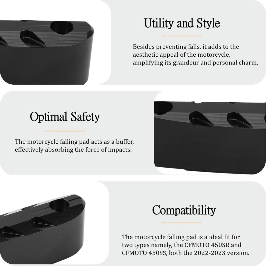 Motorcycle Falling Pad CNC Aluminum Alloy Body Frame Sliders Crash Protector for450SR 450SS