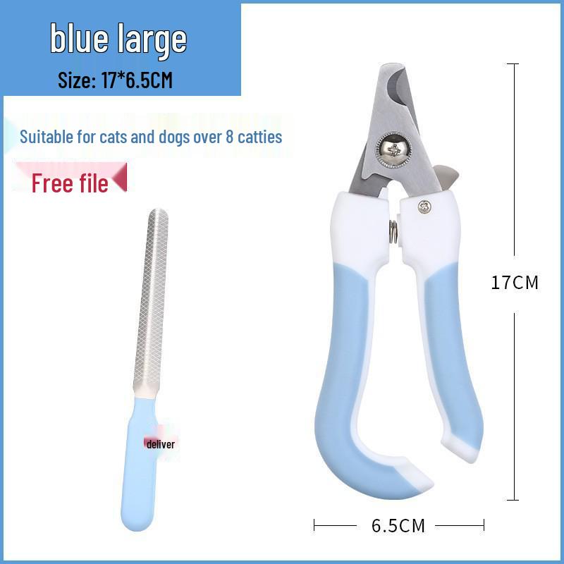 Stainless Steel Pet Nail Clippers & Grinder for Cats and Dogs