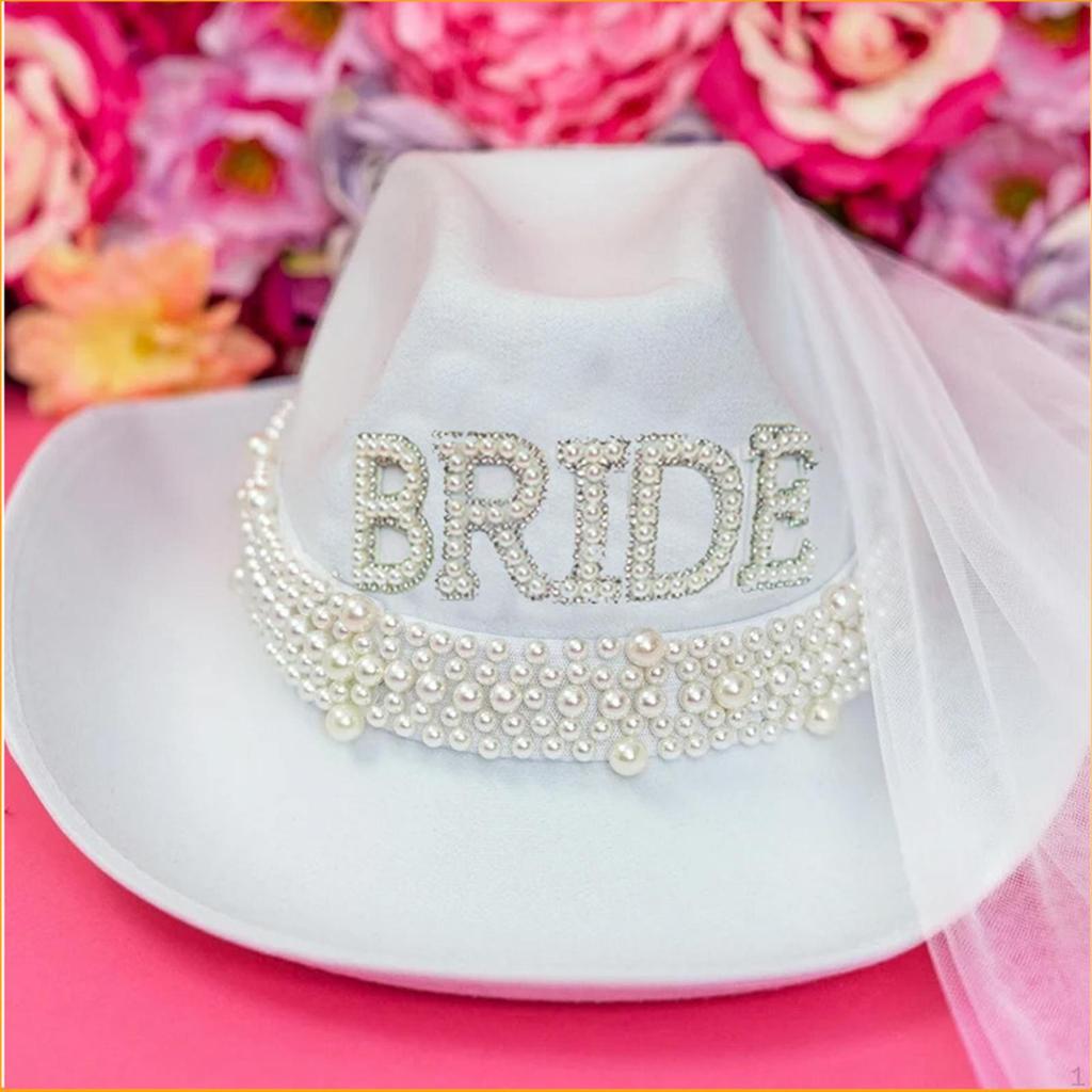 Cloth Hat Wide Brim Costume Clothes Accessories Hats for Bridal Wedding Outdoor Holiday