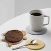 Creative Black Walnut Wood Tortoise Coaster, Solid Wood Heat Insulation Pad, Anti-Scald Teapot Cup Mat Table Decor